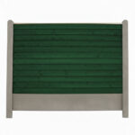 Bullklink Flaskegrøn med grå betonstolper