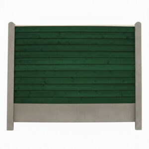 Bullklink Flaskegrøn med grå betonstolper