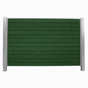 Bullklink Flaskegrøn med stålstolper