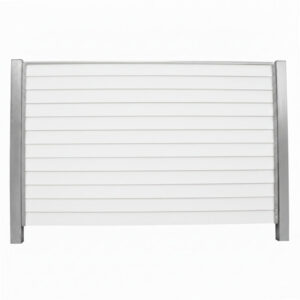 Bullklink Hvid med stålstolper