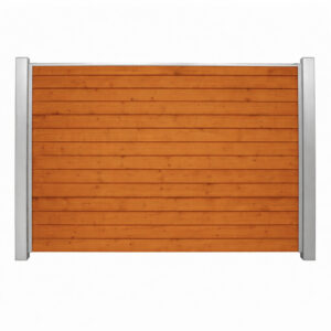 Bullklink Pine med stålstolper