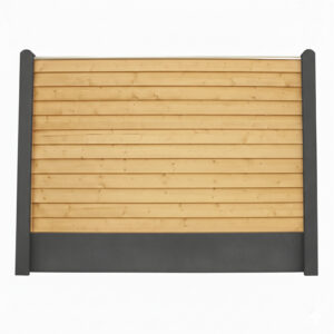 Bullklink Trykimprægneret med sorte betonstolper