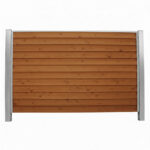 Bullklink Teak med stålstolper