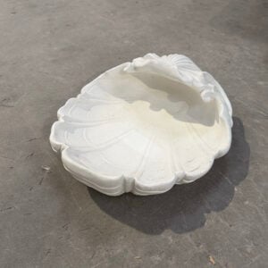 Fuglebad i marmor konkylie Ø39 cm