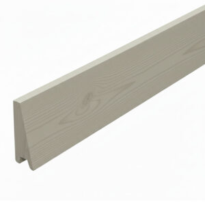 Bullklink Lysgrå 4,5 x 12 x 189 cm - bræt