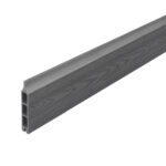 Kompositprofil "Lige" 180x2,5 cm Grå - bræt