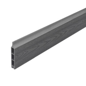 Kompositprofil "Lige" 180x2,5 cm Grå - bræt