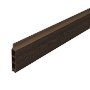 Kompositprofil "Lige" 180x2,5 cm Brun - bræt