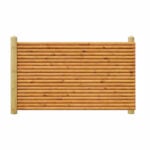 Raftehegn Lærk Ø6 cm med runde trykimprægneret stolper