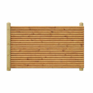 Raftehegn Lærk Ø6 cm med runde trykimprægneret stolper