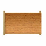 Raftehegn Lærk Ø5 cm med runde trykimprægneret stolper