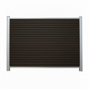 Komposit Listeprofil Sort / Antracit med alustolper