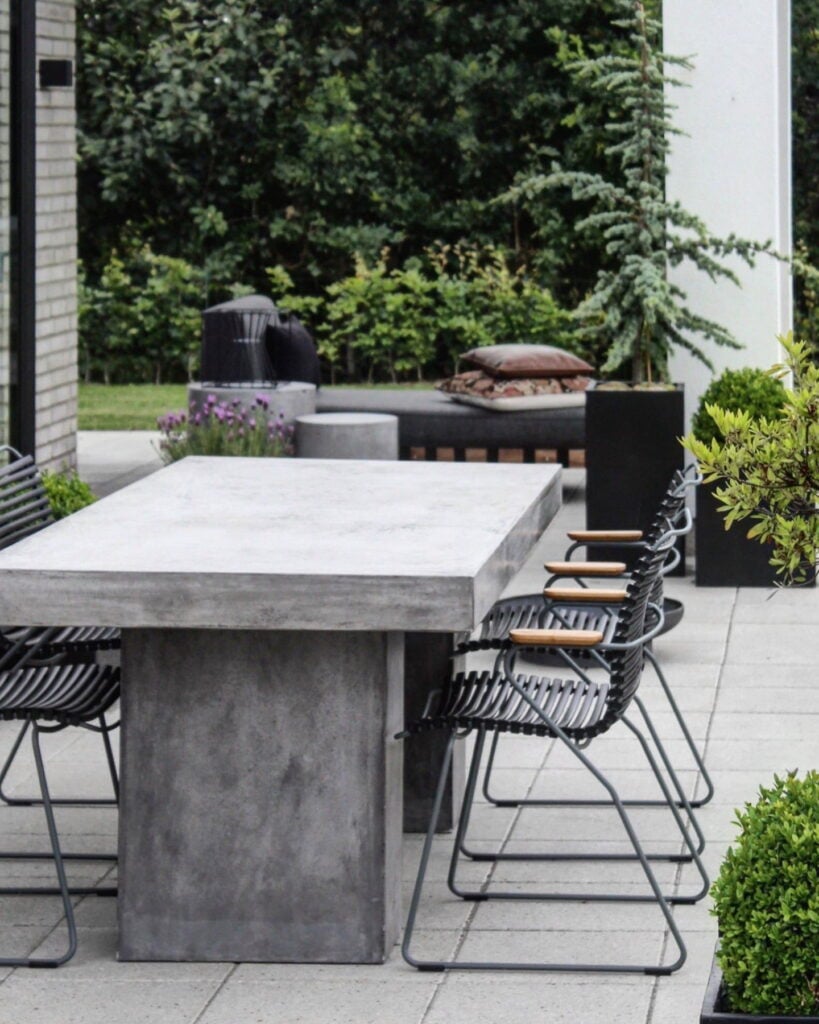 Klassiske 40x40 fliser går aldrig af mode 😍 #terrasse #betonfliser…