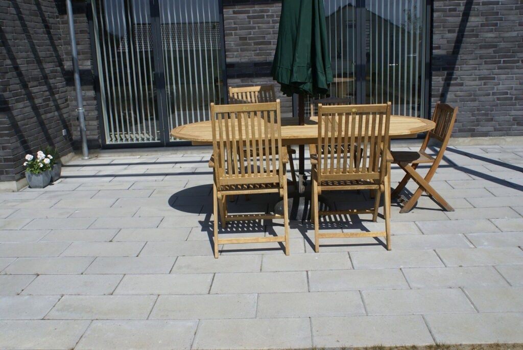 30x60 terrassefliser 🏡 #terrasse #havefliser #fliser #betonfliser #stabyfliser #haveinspiration