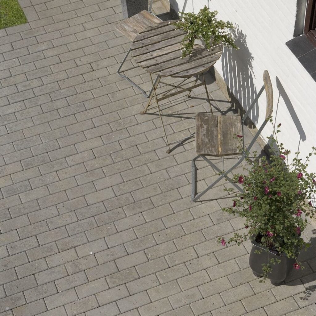 10x20 belægningssten 🏡 #modulserie #hollændersten #terrasse #inspiration #stabyfliser