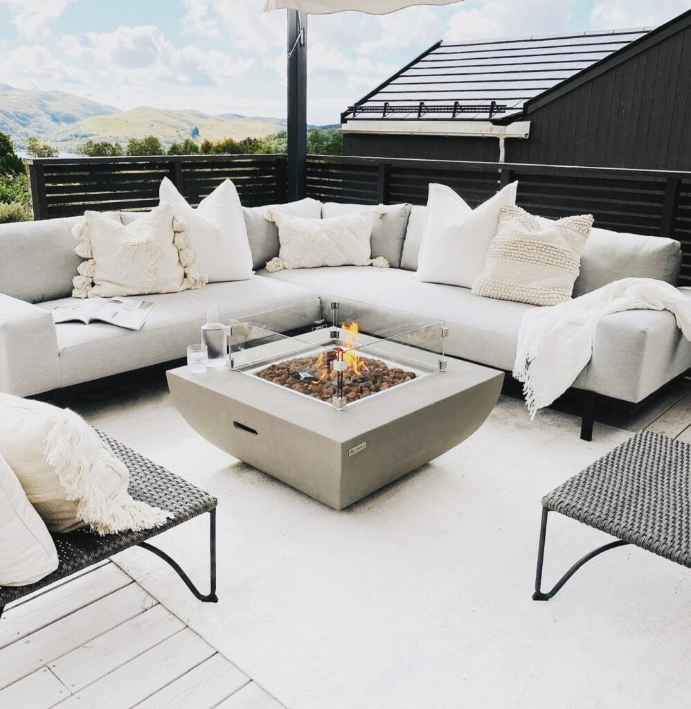 Ildbord “westport” forlænger de dejlige aftener på terrassen 😍 #ildbord…