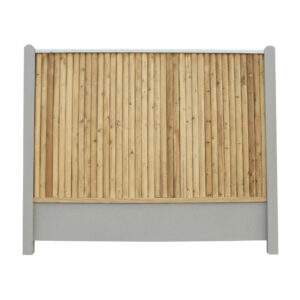 Raftehegn Ø5 Lodret med grå betonstolper