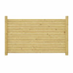 Raftehegn Ø5 trykimprægneret med spids ende med runde trykimprægneret stolper