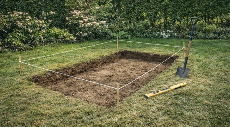 udgravning til hoejbede