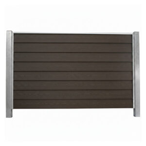 XL Klink H15 cm Sort / Antracit med stålstolper