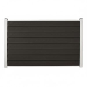 XL Klink H15 cm Sort / Antracit med alustolper